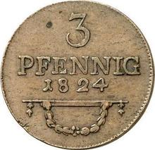 3 Pfennig 1824   