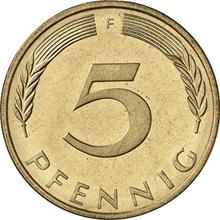5 Pfennig 1975 F  