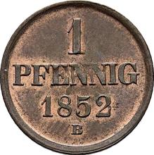 1 Pfennig 1852 B  