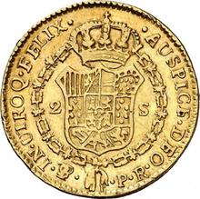 2 Escudos 1786 PTS PR 