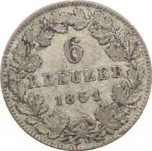 6 Kreuzer 1851   