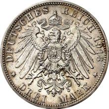 3 marcos 1913 F   "Würtenberg"