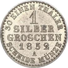 Silber Groschen 1852 A  