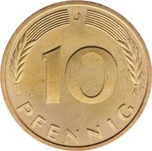 10 Pfennig 1988 J  