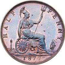 Halfpenny 1877   