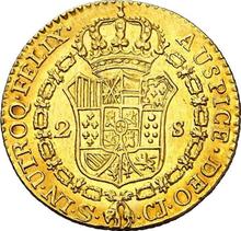 2 Escudos 1815 S CJ 