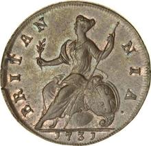 Halfpenny 1731    "Young Head"