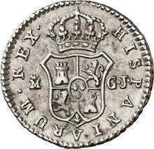 1/2 Real (Medio Real) 1818 M GJ 