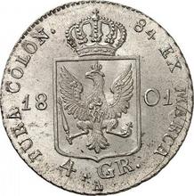 4 Groschen 1801 A   "Silesia"