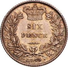 6 Pence 1845   