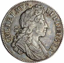 Shilling 1701    "Fifth laureate bust"