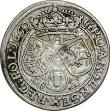 6 Groszy (Szostak) 1660  GBA  "Bust in a circle frame"