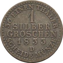 1 silbergroschen 1833 D  