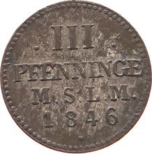 3 Pfennig 1846   