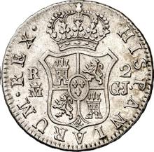 2 Reales 1814 M GJ 