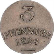 3 Pfennig 1824   