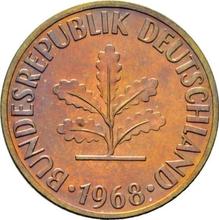 10 fenigów 1968 D  