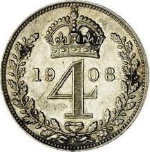 4 Pence (1 grote) 1908   