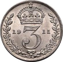 Threepence 1911   