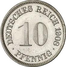10 Pfennig 1908 F  