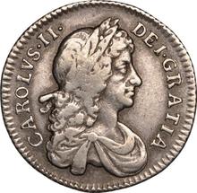 Shilling 1676    "Second laureate bust"