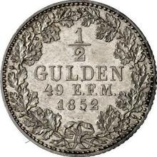 1/2 гульдена 1852 A  