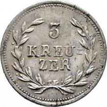 3 Kreuzer 1824   