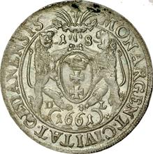 Ort (18 Groszy) 1661  DL  "Danzig"