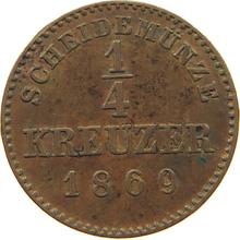 1/4 kreuzer 1869   