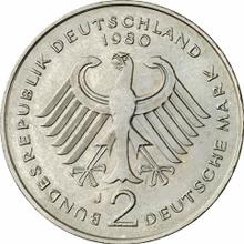 2 marki 1980 J   "Kurt Schumacher"