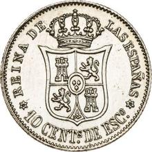 10 Céntimos de escudo 1868   