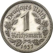 1 Reichsmark 1937 F  