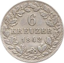 6 krajcarów 1842   