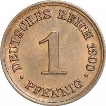 1 Pfennig 1900 D  