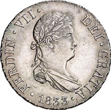 2 Reales 1833 S JB 
