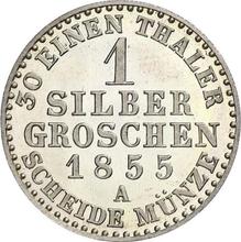 Silber Groschen 1855 A  