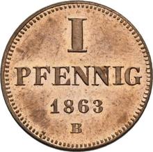 1 Pfennig 1863  B 