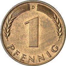 1 Pfennig 1967 D  