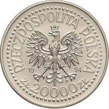 20000 Zlotych 1994 MW  ET "Sigismund I the Old"