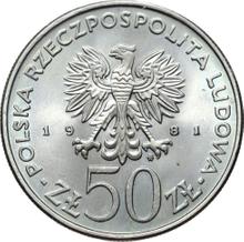 50 Zlotych 1981 MW   "Bolesław II. der Kühne"