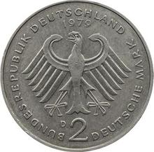 2 Mark 1979 D   "Theodor Heuss"