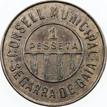 1 Peseta Ohne jahr (no-date-1939)    "Segarra de Gaia"