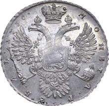 Rouble 1730    "The corsage is not parallel to the circumference"