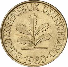 10 fenigów 1980 G  