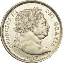 Halfcrown 1817    "Large head"