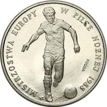 500 Zlotych 1987 MW  TT "UEFA-Fußball-Europameisterschaft 1988" (Probe)