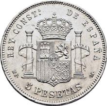 5 Pesetas 1888  MPM 