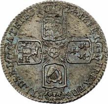 6 Pence 1728    "Porträt in jungen Jahren"