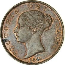 1/2 Penny 1845   WW