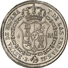 4 Reales 1836 B PS 